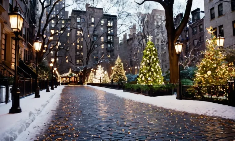 Gramercy Park Christmas Eve 2023